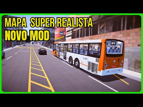 ????Proton Bus Simulator | Mapa SP Área 7 Fictício V2 | Linha 867R-10 | Mods | PBSU | Simulador