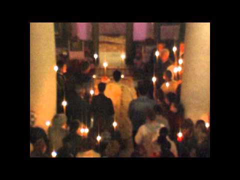 Secvente de la slujba de Inviere de la Biserica din centrul comunei Gheraseni  15.04.2012