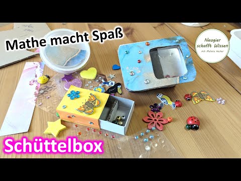 Glitzernde Schüttelbox  - Mathe macht Spaß! Mathematik für Kinder