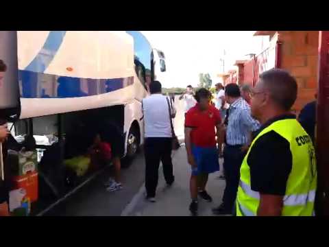 Frente del San Roque animando a su equipo. A 2°B.