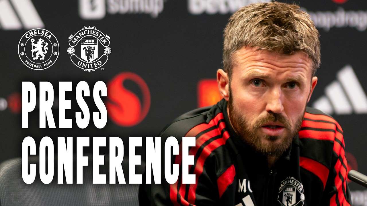Michael Carrick Pre-Chelsea | Press Conference | Premier League