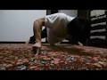 100 push ups＋two finger 10 push ups 腕立て伏せ100回＋指2本片手腕立て伏せ10回