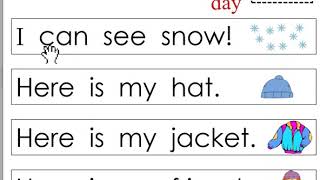Very first sight word sentences 21 here