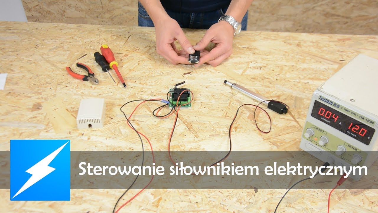 Proste sterowanie siłownikiem elektrycznym - Elektrobim.pl