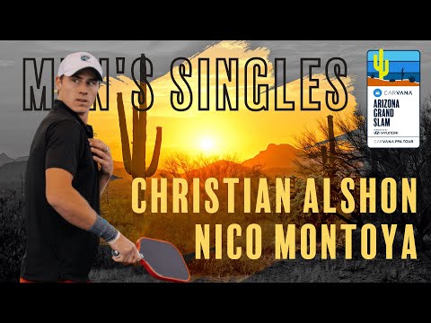 Carvana Arizona Grand Slam - Men's Singles - #9 Christian Alshon vs. #24 Nico Montoya