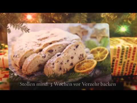 Wie backe ich Dresdner Stollen - Christstollen einfach selber backen