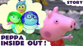 Peppa Pig Inside Out English Episode | Thomas and Friends Surprise Eggs | Juguetes de Peppa