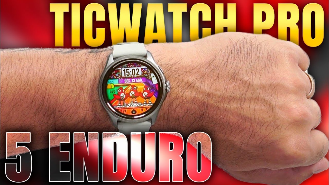 MAIS BONITO, MELHOR E MAIS BARATO! MOBVOI TICWATCH PRO 5 ENDURO! UNBOXING E REVIEW [PT-BR]