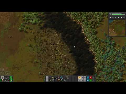 Factorio forest fire