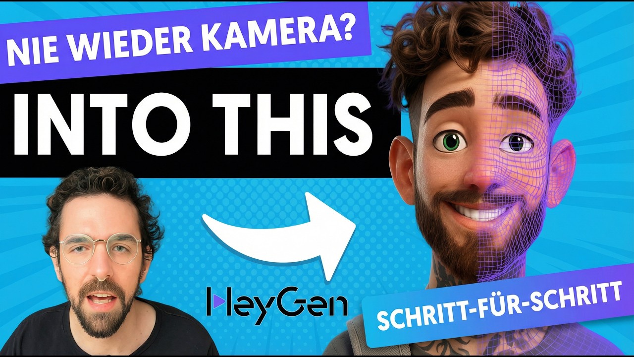 Eigener KI-Avatar in 5 Min: HeyGen Tutorial für Anfänger (Deutsch)