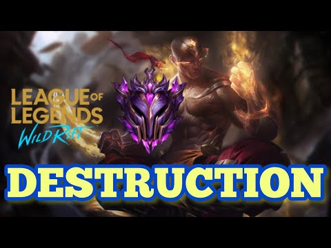 LEE SIN JUNGLE DESTRUCTION IN MASTER