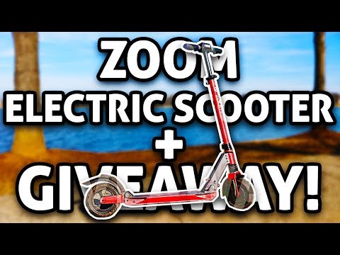 FAST + Dual Suspension Electric Scooter! Zoom Stryder REVIEW + GIVEAWAY Video