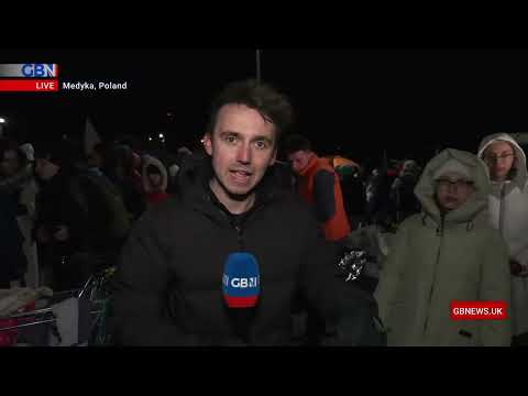 Refugees have arrived with only the clothes on their backs | GB News' Bradley Harris in Poland