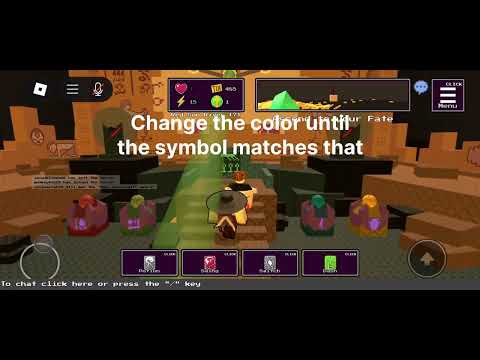 How to do the puzzle inside the pyramid in Block Tales Chapter 4 #blocktales #roblox #newupdate