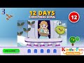 12 Days Of Christmas Song For Kids Christmas Countdown Holiday Nursery Rhymes
