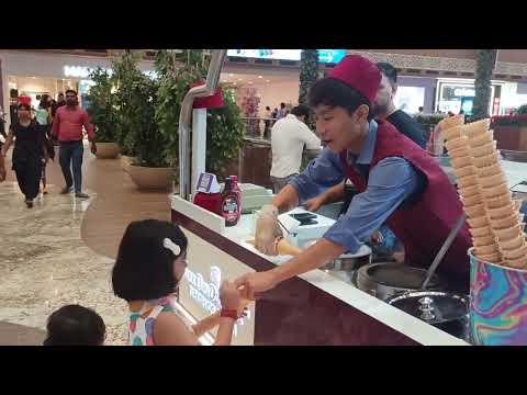 vriddhi with Turkish icecream