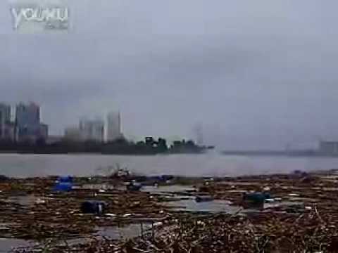 吉林永吉縣上游爆洪水自來水廠也垮了(視頻)