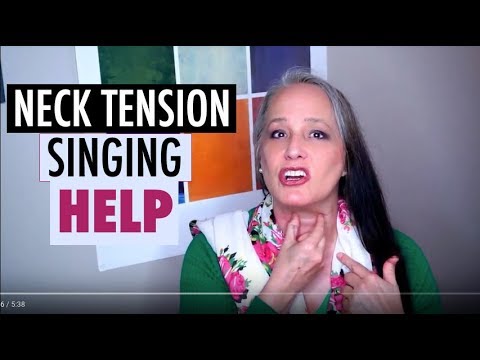 Tense Neck When Singing? Help Release Tension