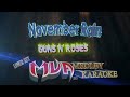 November Rain karaoke version | Guns N' Roses | Lower Key