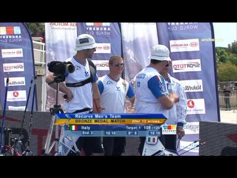 Italy v China – recurve men's team bronze | Porec 2009 Archery World Cup S2
