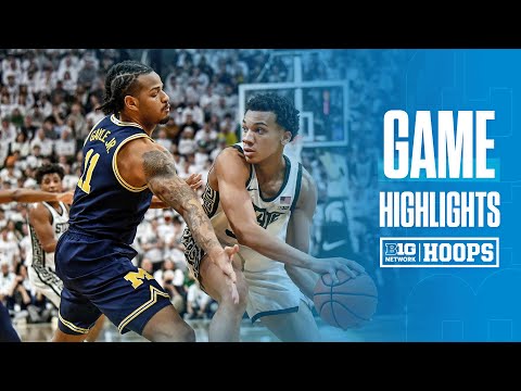 Michigan at Michigan State | HIGHLIGHTS | Big Ten Men's Basketball | 01/30/26