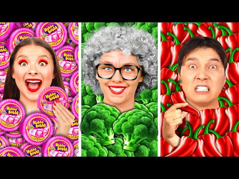 Extreme Hide and Seek Challenge with Grandma by Crazy DO