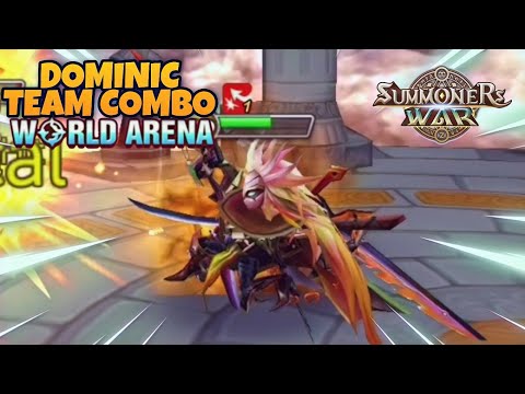 Dominic Team Combo in World Arena Ep. 2 - Summoners War