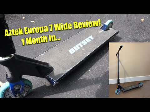 Aztek Europa 7 Wide Deck Review! 1 Month Later