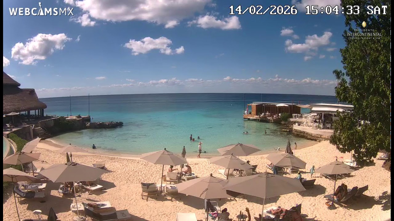 Live webcam view of Cozumel Beach Resort Cam