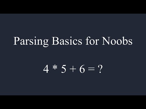 Parsing is much simpler than you think!
