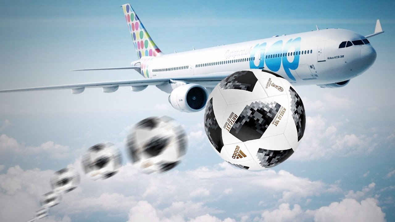 Best Football Kick in The World? Hitting an Airplane with a football in Premiere Pro