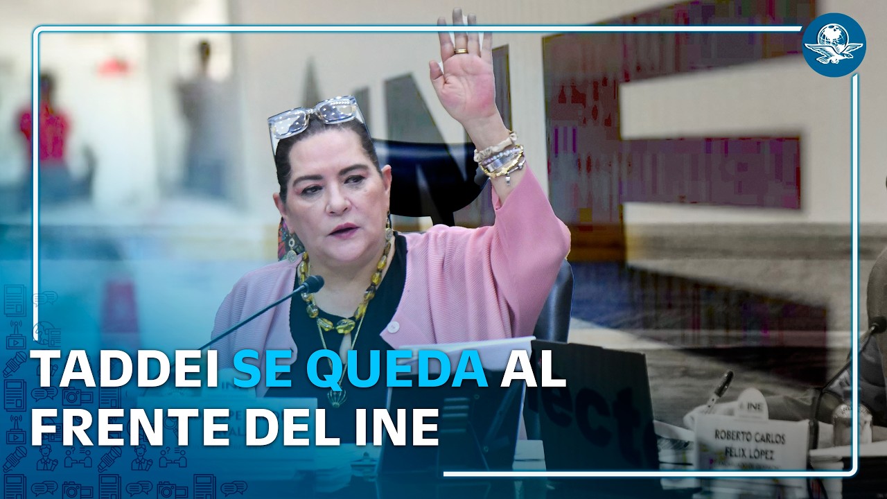 “No me voy del INE”, dice Taddei ante acusaciones #EnPortada