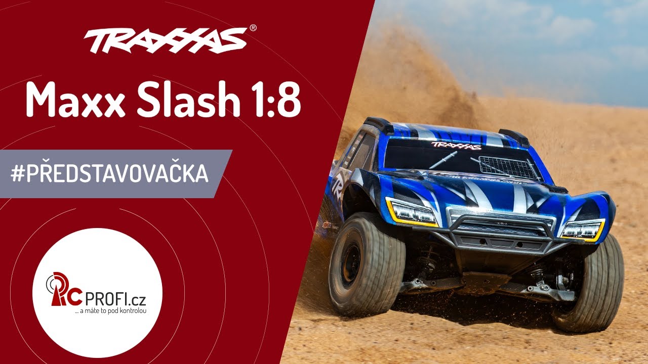 RC auto Traxxas Maxx Slash 1:8 RTR, modrá