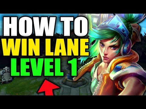 S10 HOW TO WIN LANE AT LEVEL 1 WITH RIVEN! | Season 10 Riven Guide