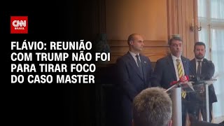 Vídeo: Reunião com Trump não foi para tirar foco do caso Master, diz Flávio Bolsonaro nos EUA | HORA H