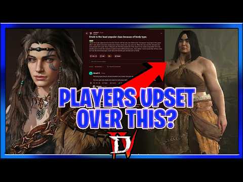 Diablo 4 Players are Upset about THIS? Can it Be Fixed? Diablo IV Discussion Video : Druid Skin