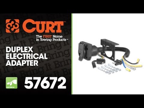 CURT 57672 Duplex Electrical Adapter