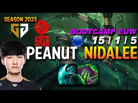 GEN Peanut NIDALEE vs SYLAS Jungle - BOOTCAMP MSI 2023 - EUW Ranked