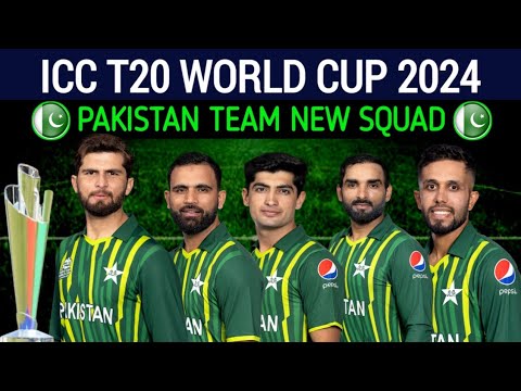 T20 World Cup 2024 | Pakistan Team Squad For T20 World Cup 2024 | ICC t20 WC 2024 Pak Squad