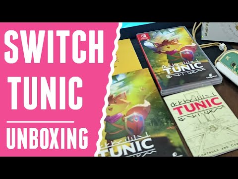 Unboxing Nintendo Switch TUNIC Special Edition