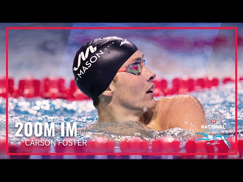 Carson Foster With Dominant Swim In 200 IM | Phillips 66 National Championships