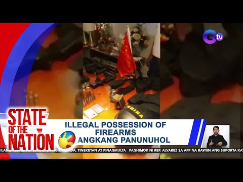 Illegal possession of firearms at tangkang panunuhol SONA