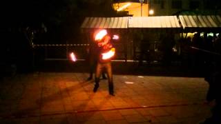 preview picture of video 'Fire show Dolenjske toplice'