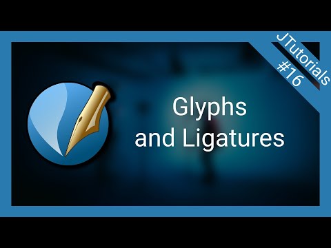 Scribus Tutorial #16: Glyphs and Ligatures | Scribus Tutorial