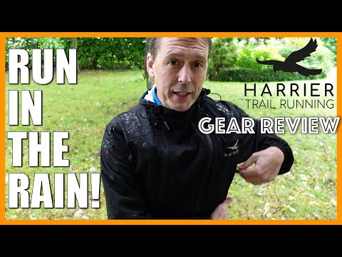 WATERPROOF RUNNING JACKET REVIEW - Harrier Exmoor - Great Features for ultra runners