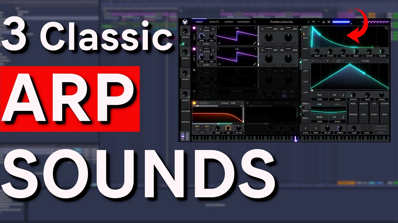 3 Classic 90s House & Trance Arp Sounds