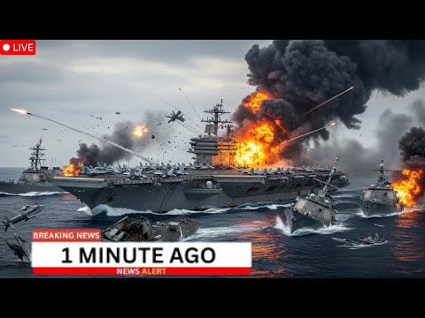IRAN Attack USS ABRAHAM LINCOLN — 41 NAVAL ASSETS DESTROYED