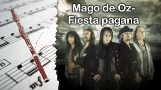 Partitura Mägo de Oz  Fiesta pagana versión original Fagot