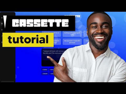 How To Use CassetteAI (CassetteAIBeginner Tutorial) -  NEW AI Music Generator