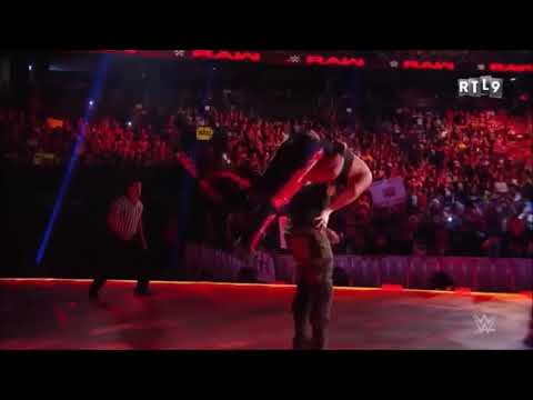 Braun Strowman Attaque Curt Hawkins RAW 28 Septembre 2017 VF